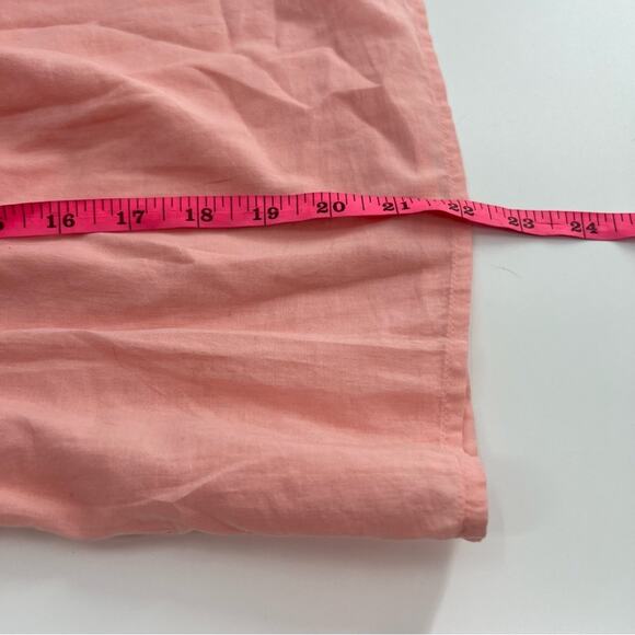 NWT J. Crew Rosalie Top Pink Cotton Voile Blouse Shirt Boho Smocked SZ L - Picture 7 of 7